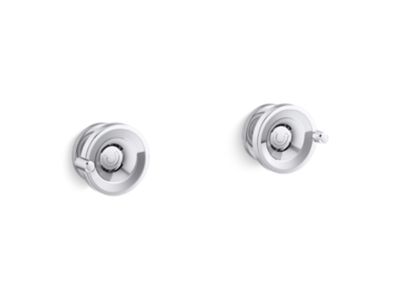 Kallista P34893-00 Vice Wall-Mt Bath Faucet Handles Wheel