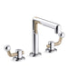 Kallista P34864-BV Vice Widespread Faucet, Crank