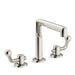 Kallista P34864-BN Vice Widespread Faucet, Crank