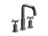 KOHLER Purist Deck-mount bath faucet trim with Cross handles