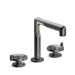 Kallista P34884-BN Vice Widespread Faucet, Wheel