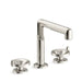 Kallista P34884-BN Vice Widespread Faucet, Wheel