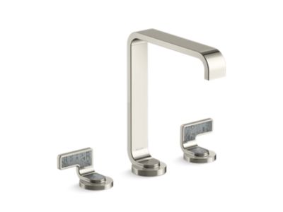 Kallista P34232-SGW Guise Widespread Faucet, Tall, Sgw