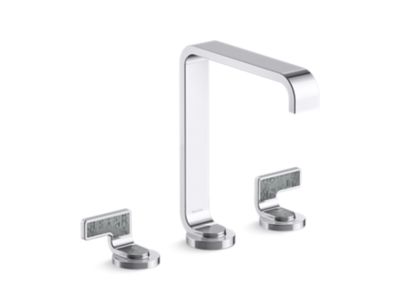 Kallista P34232-SGW Guise Widespread Faucet, Tall, Sgw