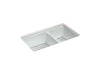 KOHLER Riverby 33" undermount double-bowl kitchen sink