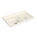 KOHLER Riverby 33" top-mount double-bowl kitchen sink
