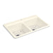 KOHLER Riverby 33" top-mount double-bowl kitchen sink
