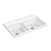 KOHLER Riverby 33" top-mount double-bowl kitchen sink