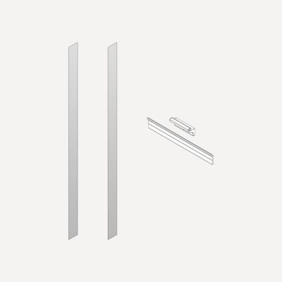 Robern P2SM Surface-Mount and Ganging Kits, 4" x 72" x 2/25", for M Series Reserve and PL PORTRAY Cabinets