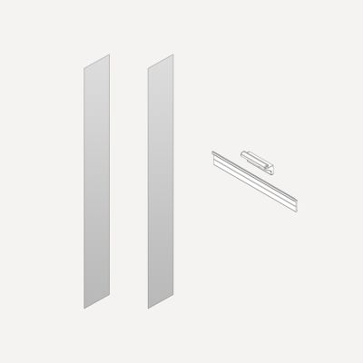 Robern Surface-Mount and Ganging Kits, 6" x 48" x 2/25", For M Series Reserve Cabinets