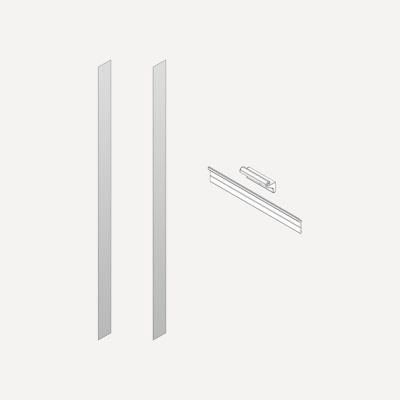 Robern P2SM Semi-Recessed and Ganging Kits, 6" x 36" x 2/25", for M Series Reserve Cabinets