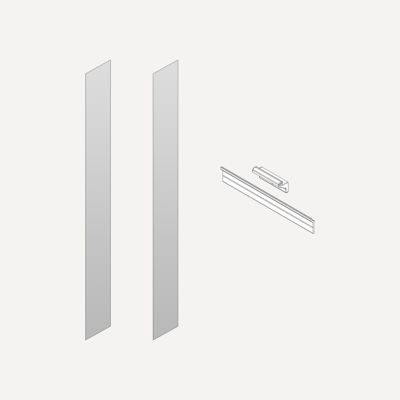 Robern P2SM Surface-Mount and Ganging Kits, 4" x 36" x 2/25", for M Series Reserve and PL PORTRAY Cabinets