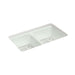 KOHLER Riverby 33" undermount double-bowl kitchen sink