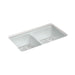 KOHLER Riverby 33" undermount double-bowl kitchen sink