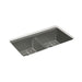 KOHLER Riverby 33" undermount double-bowl kitchen sink
