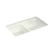 KOHLER Riverby 33" undermount double-bowl kitchen sink