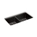 KOHLER Riverby 33" undermount double-bowl kitchen sink