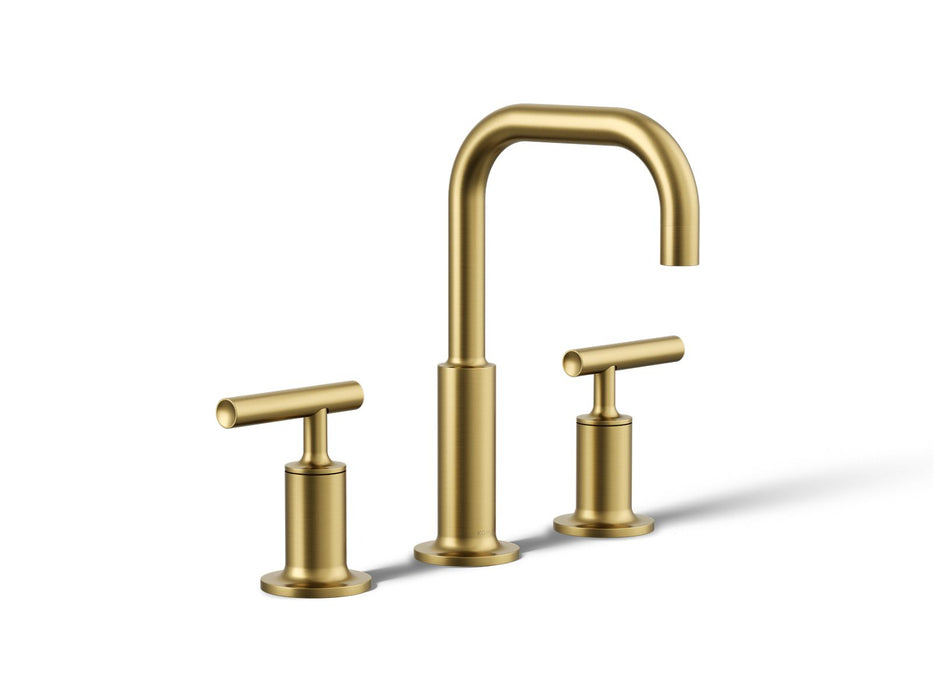 KOHLER Purist Widespread bathroom sink faucet with Lever handles, 1.2 gpm