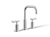 KOHLER Purist Widespread bathroom sink faucet with Lever handles, 1.2 gpm