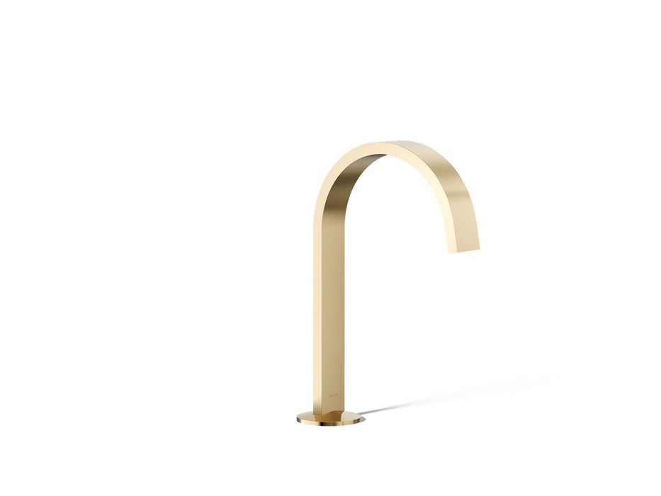 KOHLER Components Bathroom sink faucet spout with Ribbon design, 1.2 gpm
