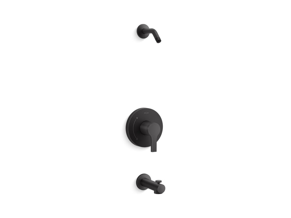 KOHLER Elate Rite-Temp bath and shower trim kit, without showerhead