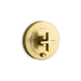 Kallista P24416-CR One Pb Shower Trim W/Divrt, Cross Hdl