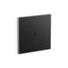 KOHLER K-61TB10S50-7BK Mach Flex Glass faceplate for concealed touchless toilet flushometer, dual-flush (1.1 / 1.28 gpf)