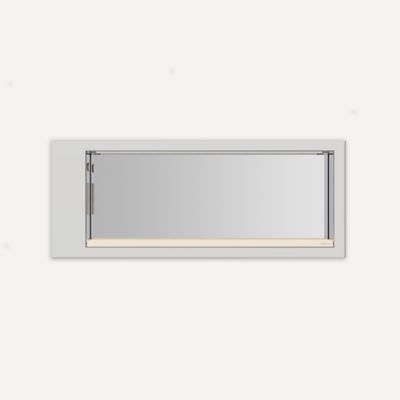 Robern COV2410 COV Illuminated Niche, 24 x 10, D4, Glow, Electrical Outlet, USB Charging Ports, Dimmable