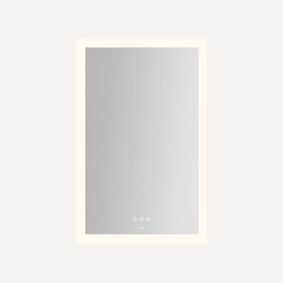 Robern Instinct Instinct Lighted Mirror, 20" x 30" x 7/8", Rectangle, Perimeter Light Pattern, TUN Lighting, Warm White (2700K) to Cool White (5600K), Dimmable, Defogger