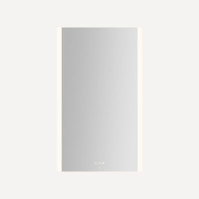 Robern Instinct Lighted Mirror, 24" x 40" x 7/8", Rectangle, Edge Lit Light Pattern, TUN Lighting, Warm White (2700K) to Cool White (5600K), Dimmable, Defogger