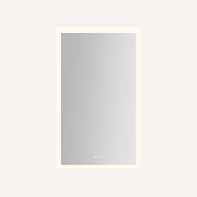 Robern Instinct Instinct Lighted Mirror, 24" x 40" x 7/8", Rectangle, Perimeter Light Pattern, TUN Lighting, Warm White (2700K) to Cool White (5600K), Dimmable, Defogger
