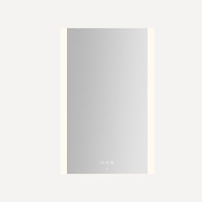 Robern Instinct Lighted Mirror, 20" x 30" x 7/8", Rectangle, Edge Lit Light Pattern, TUN Lighting, Warm White (2700K) to Cool White (5600K), Dimmable, Defogger