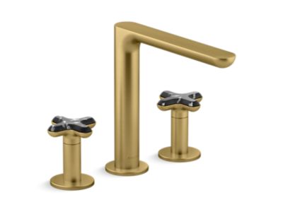 Kallista P32711-JST 002 Deck Mount Bath Faucet Zebra Jasper