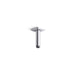 Kallista P33011-00 Modern Square Shwr Arm, 4 Ceiling Mnt