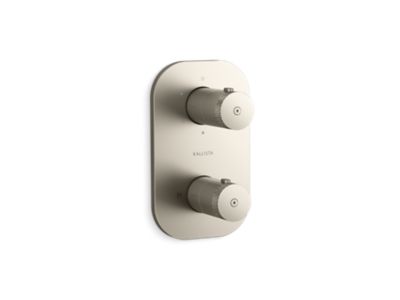 Kallista P33496-00 Aileron 3-Outlet Stacked Thermo Trim