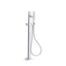 Kallista P32713-WC Bezel Flr Mnt Bth Fct W Hdswr Wc Stone