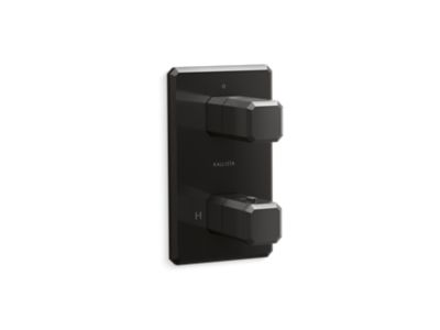 Kallista P33363-00 Bezel 1-Outlet Stacked Thermo Trim