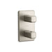 Kallista P33363-00 Bezel 1-Outlet Stacked Thermo Trim