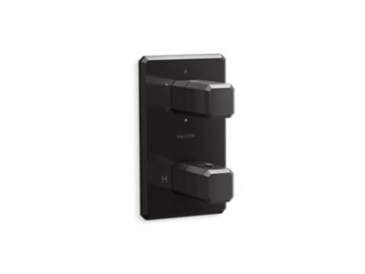 Kallista P33365-00 Bezel 3-Outlet Stacked Thermo Trim