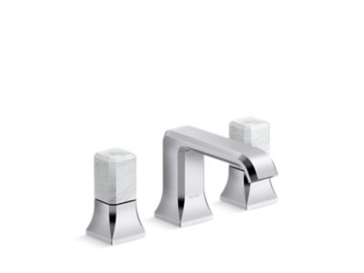 Kallista P33163-WC Bezel Widespread Faucet, Wc Stone