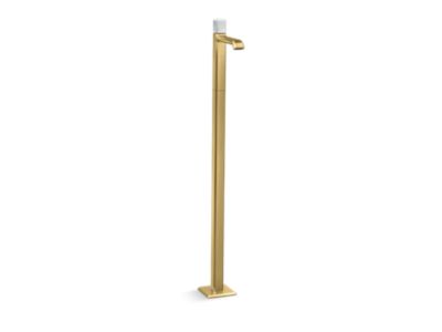 Kallista P33170-WC Bezel Floormount Sink Faucet, Wc Stone