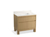 KOHLER Solive™ 36" bathroom vanity cabinet with sink and quartz top