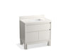 KOHLER Solive™ 36" bathroom vanity cabinet with sink and quartz top
