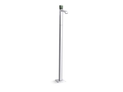 Kallista P33170-GTM Bezel Floormount Sink Faucet, Gtm Stone