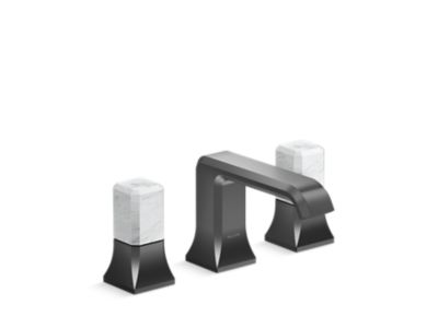 Kallista P33163-WC Bezel Widespread Faucet, Wc Stone