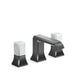 Kallista P33163-WC Bezel Widespread Faucet, Wc Stone
