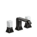 Bezel Widespread Faucet, Wc Stone