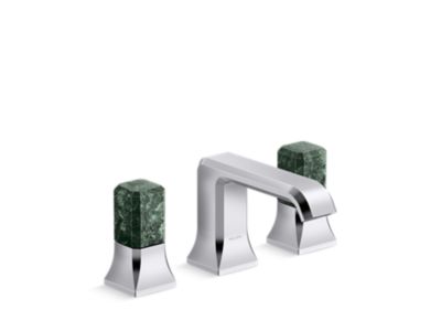 Kallista P33163-GTM Bezel Widespread Faucet, Gtm Stone