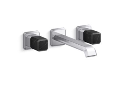 Kallista P33169-NM Bezel Wm Wide Spread, Long, Nm Stone
