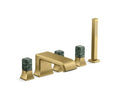 Brushed Moderne Brass